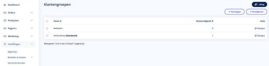 B2B webshop: Zo maak je aparte bedrijfsprijzen in je webshop - B2B webshop: Zo maak je aparte bedrijfsprijzen in je webshop Klantengroepen - B2B webshop