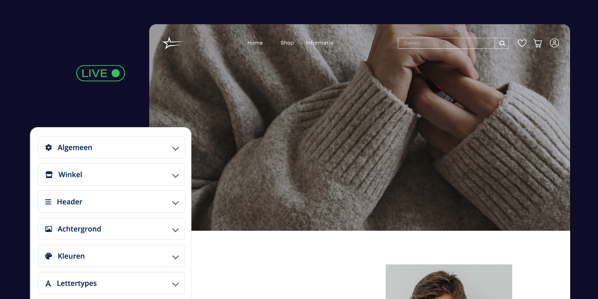 drag drop webshopbuilder - Home