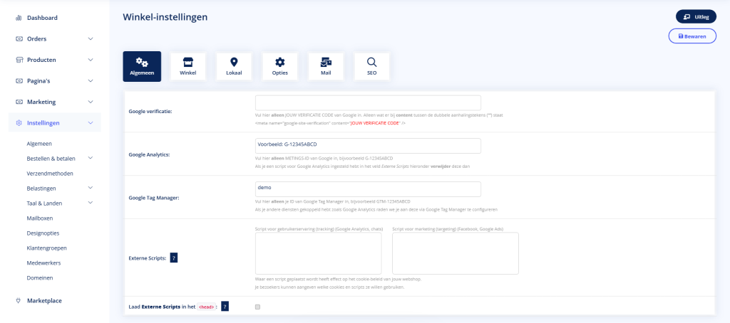 Instellingen - Instellingen tsb winkel instellingen e1775721660675 - Instellingen